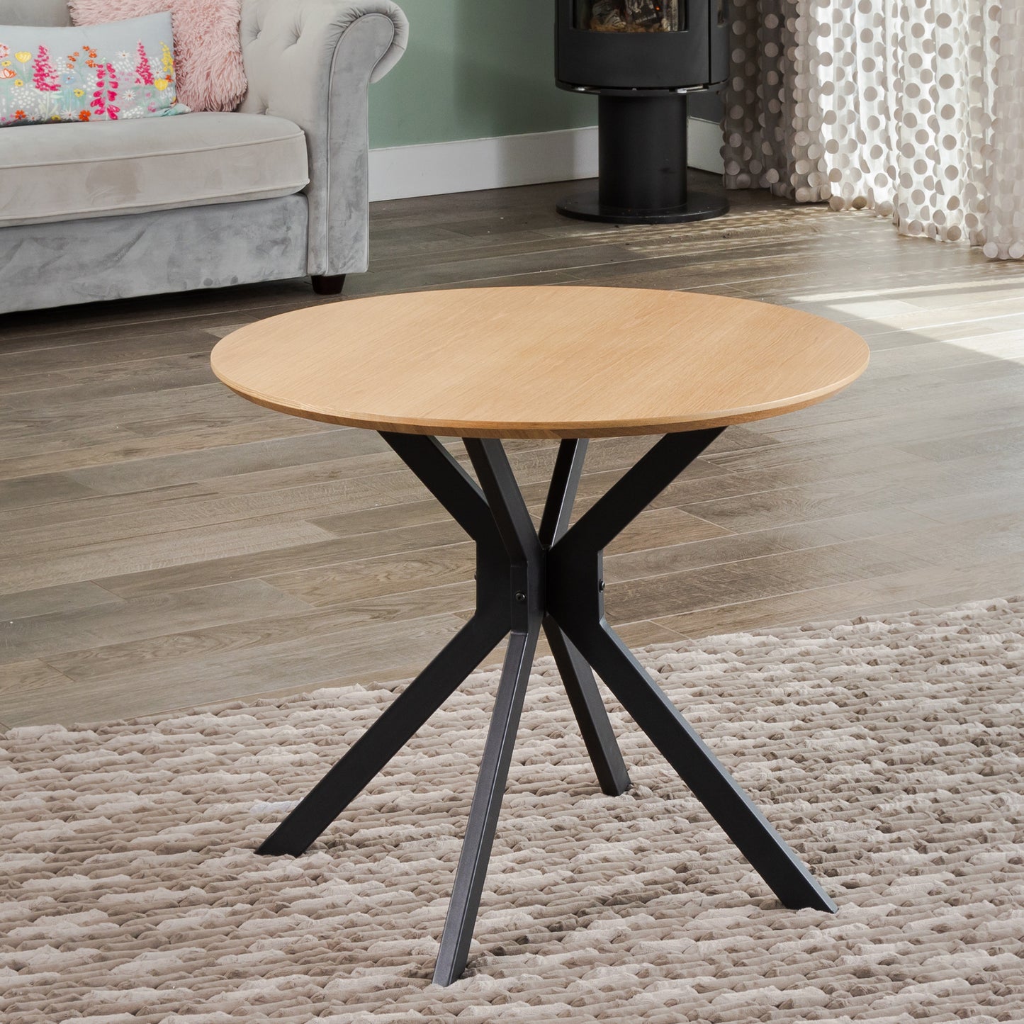 Piacenza 90cm Diameter Round Dining Table