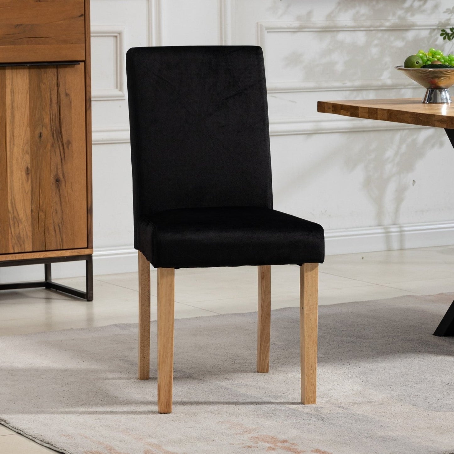 Set of 2 Maiolo Velvet Dining Chairs