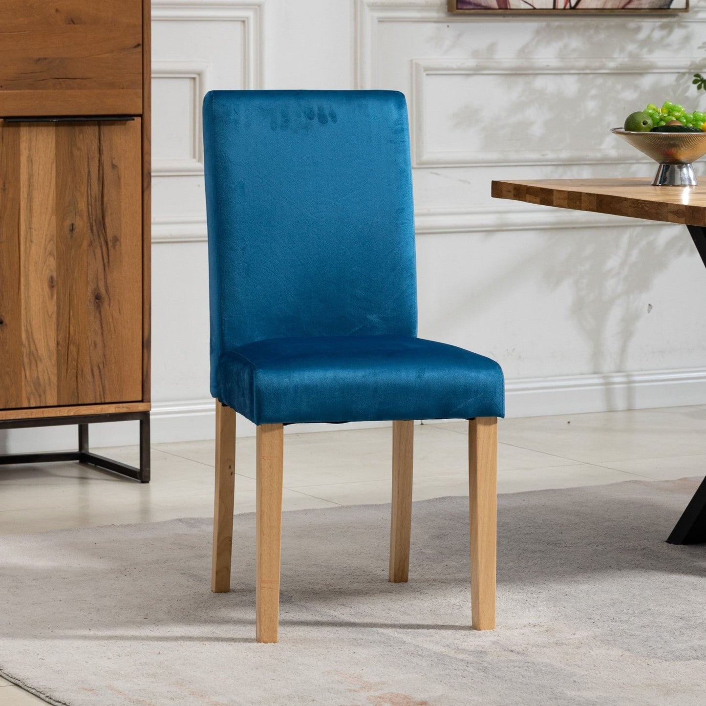 Set of 2 Maiolo Velvet Dining Chairs