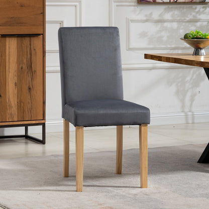 Set of 2 Maiolo Velvet Dining Chairs