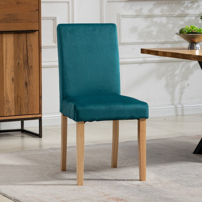 Set of 2 Maiolo Velvet Dining Chairs