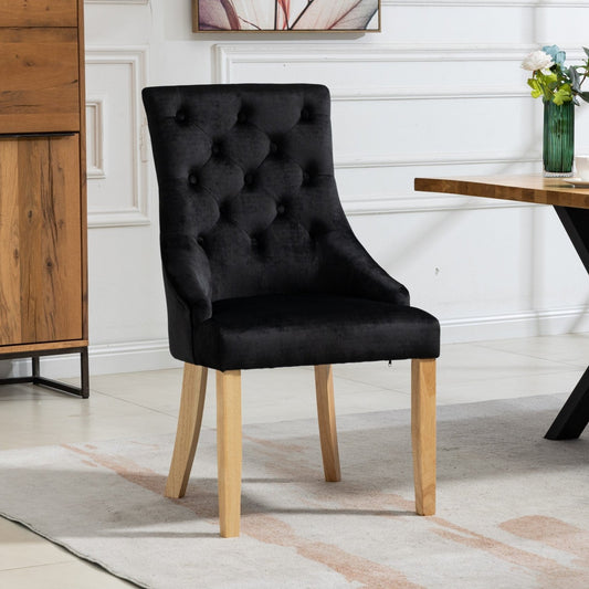 Set of 2 Ravenna Velvet Dining Chairs