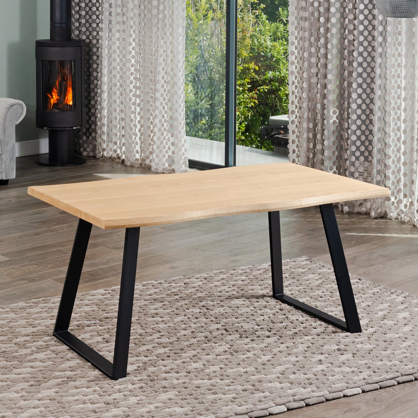 Bergamo 160cm x 90cm Rectangular Dining Table