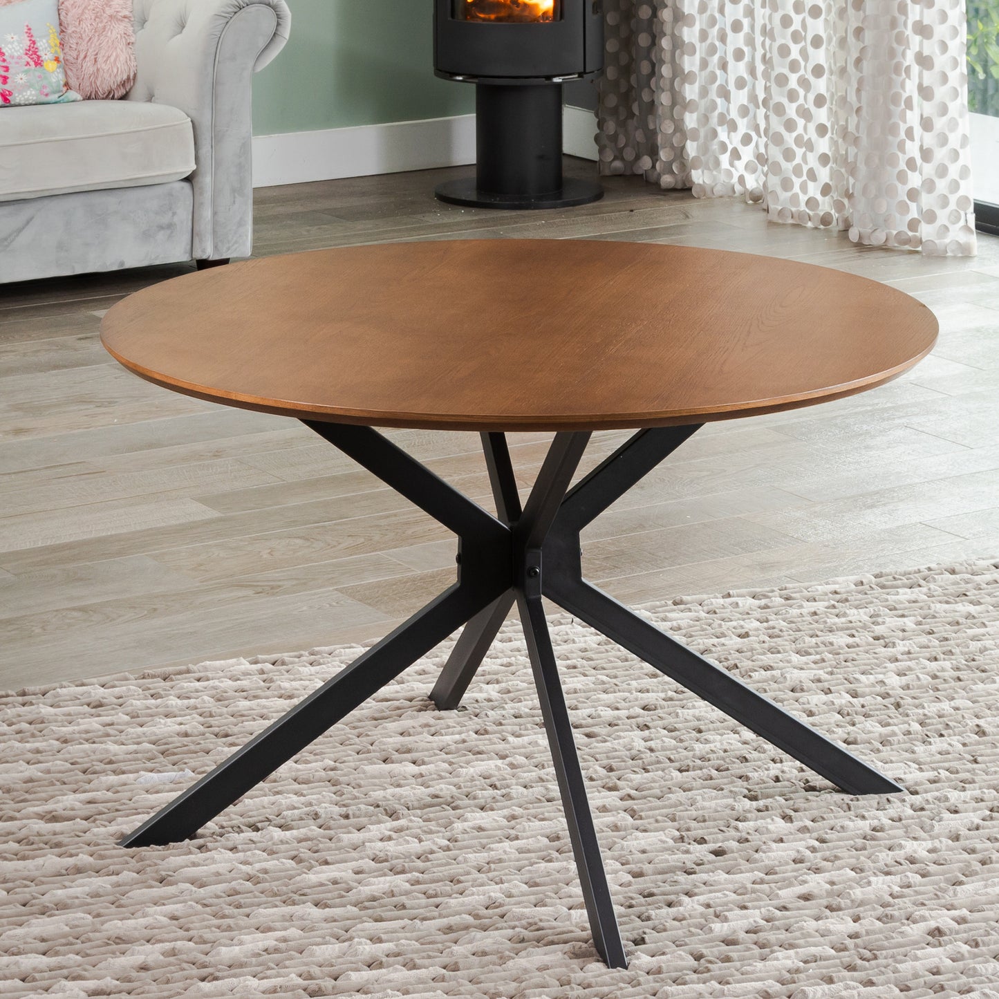 Perugia 120cm Diameter Round Dining Table